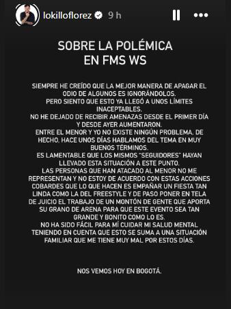 A través de redes sociales, el comediante se pronunció sobre las amenazas de las que ha sido víctima.