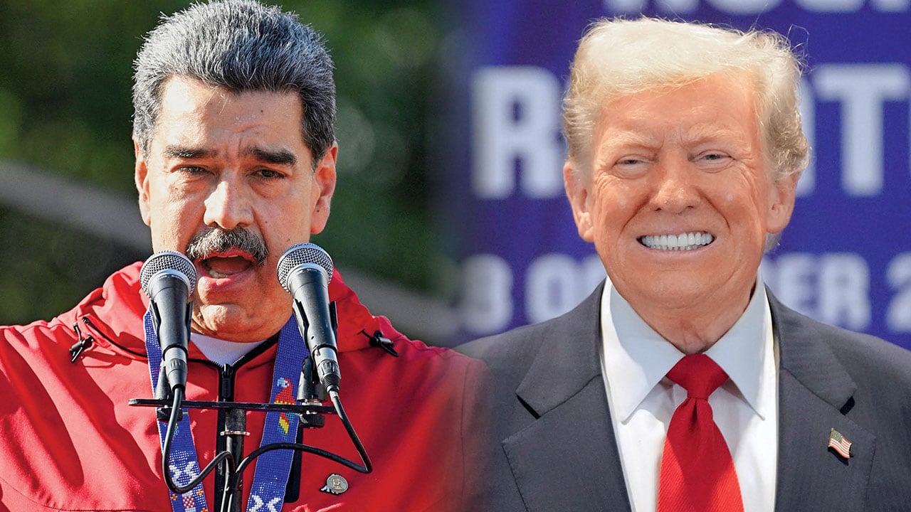 Nicolás Maduro y Donald Trump.
