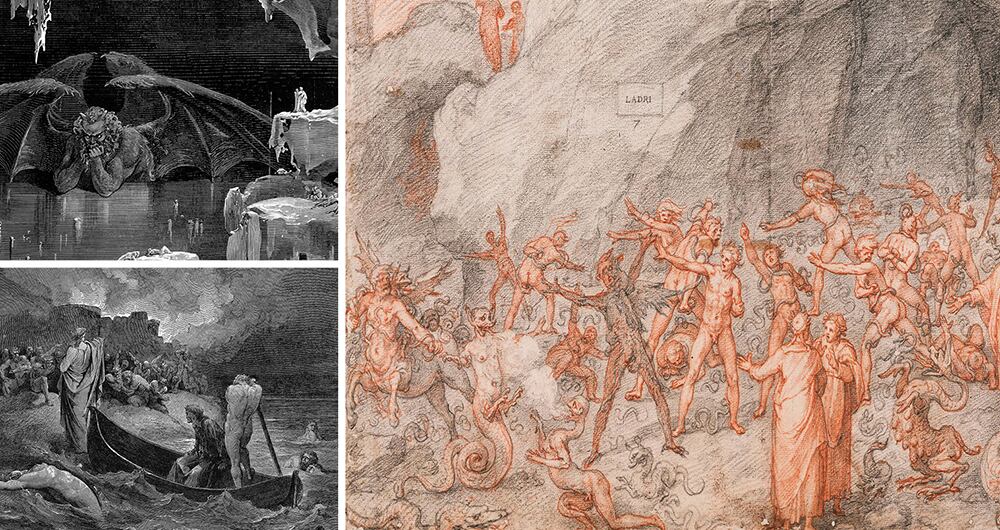 La Galería Uffizi rinde homenaje a Dante con la muestra virtual y presencial Volver a ver las estrellas, que presenta ilustraciones de la Divina comedia que Federico Zuccari realizó entre 1586 y 1588. El público general las puede ver por tercera vez en la historia, pero como nunca antes, están todas en alta definición y asociadas a los cantos del poeta. 