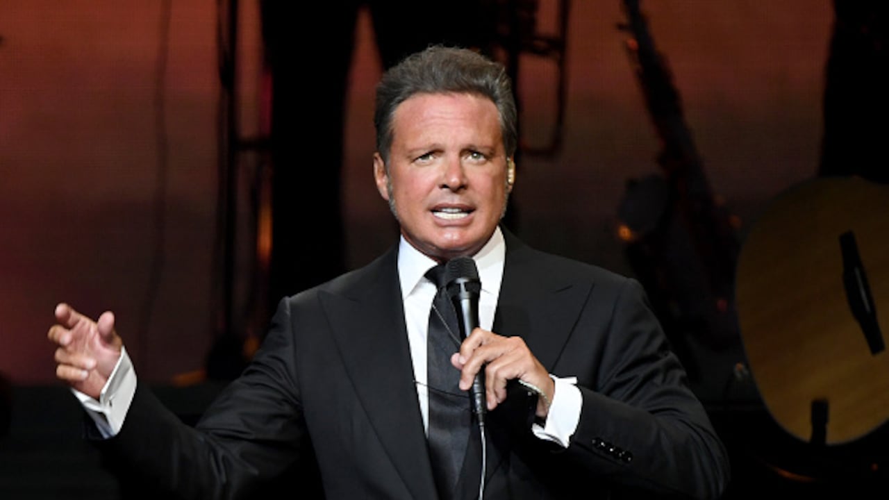 Luis Miguel durante un concierto en Las Vegas, Nevada, de 2019. (Photo by Ethan Miller/Getty Images)