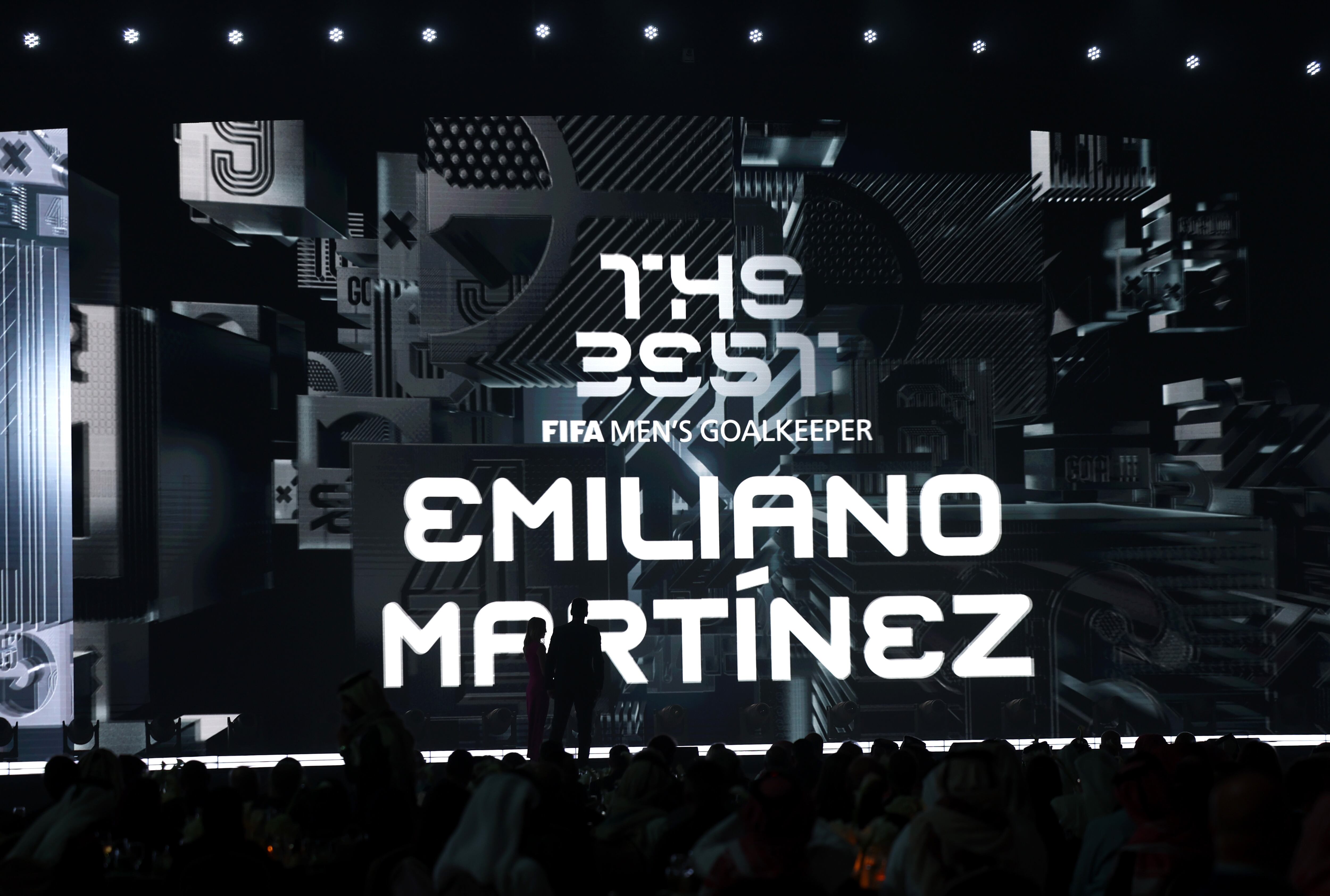 Así anunciaba la Fifa a Martínez como el mejor portero del 2024.