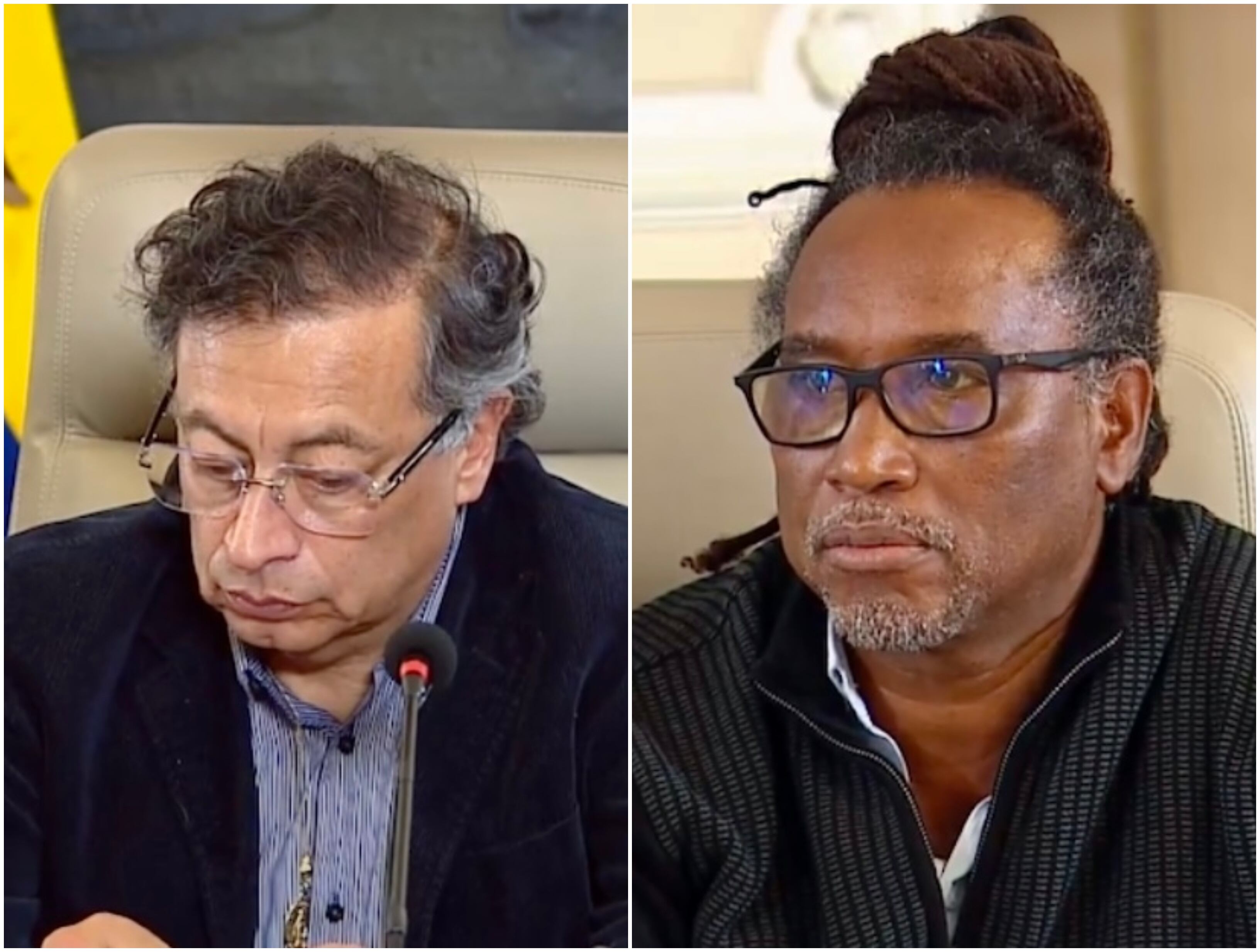 Gustavo Petro y Carlos Rosero