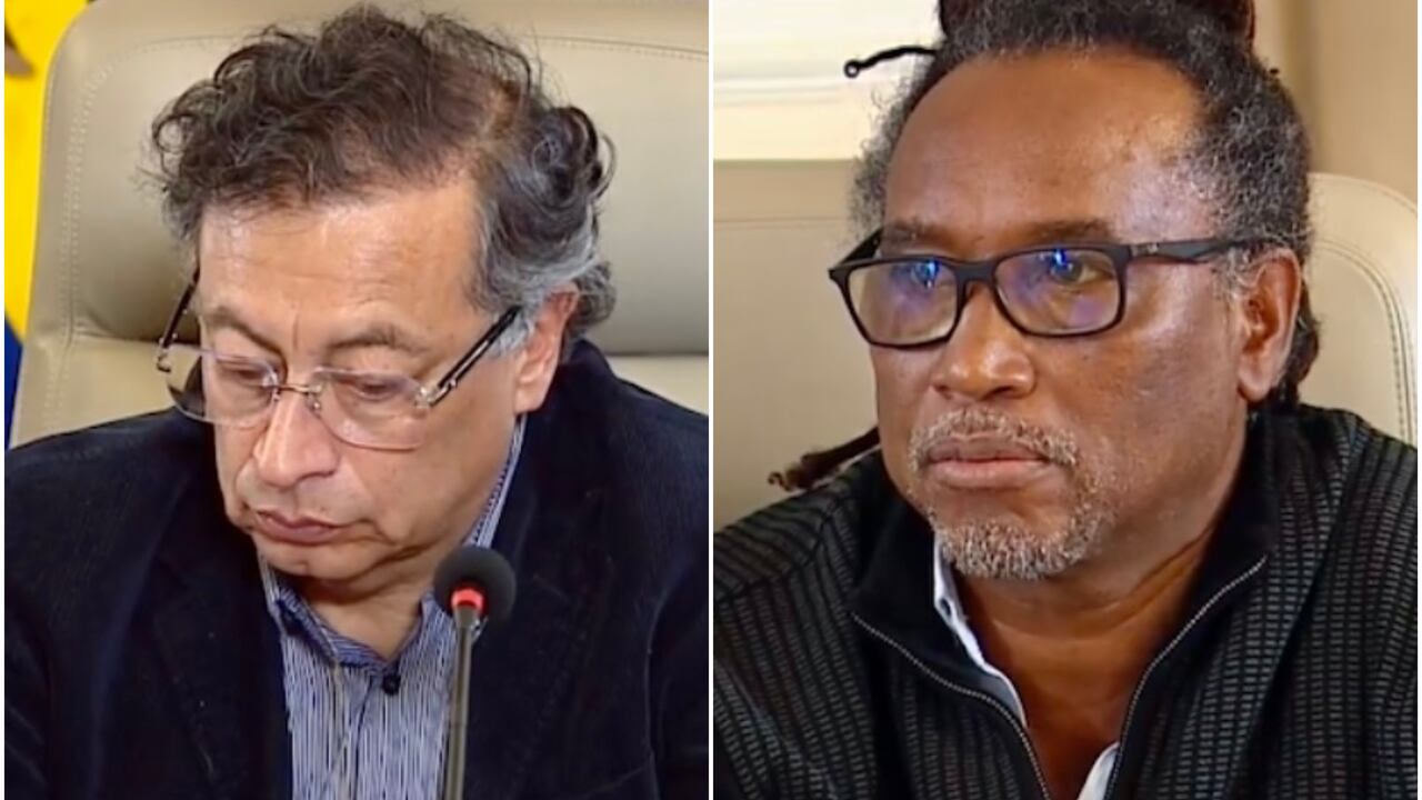 Gustavo Petro y Carlos Rosero.