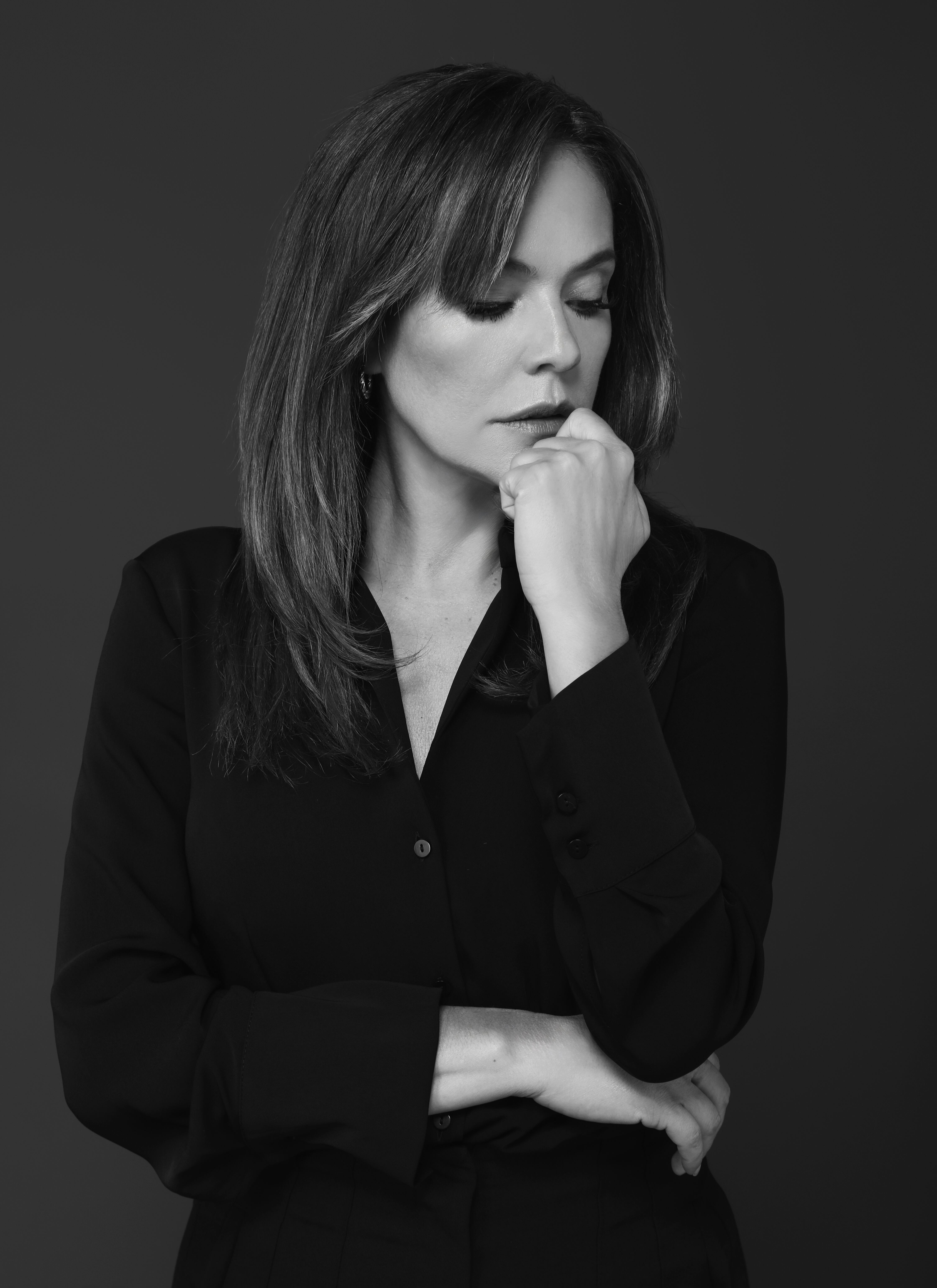 Cristina Umaña en 'Prima Facie', adaptación de Nicolás Montero de la obra de Suzie Miller, en el Teatro Nacional 2024.