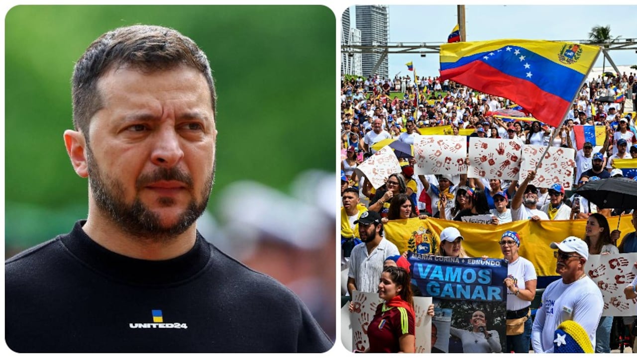 El presidente ucraniano, Volodímir Zelenski, expresa su solidaridad a los venezolanos.