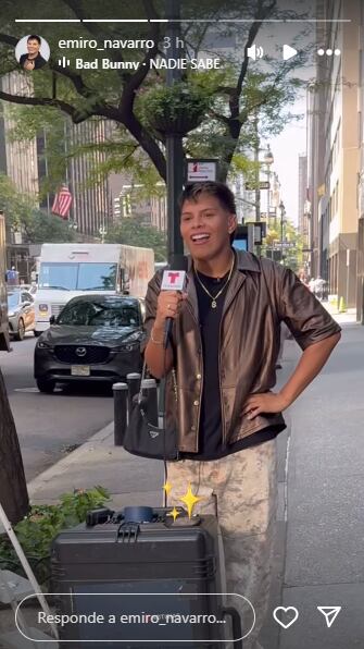 Emiro Navarro compartió cuál sería su nueva faceta en Nueva York.