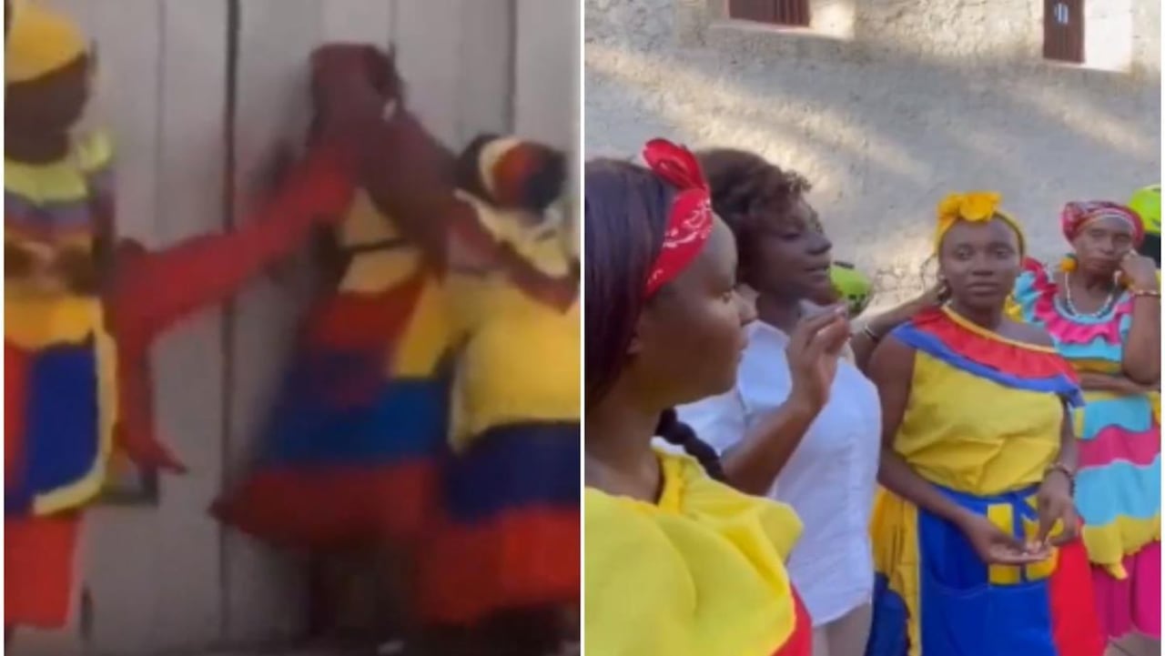 Video: Palenqueras protagonizaron fuerte agarrón en pleno Centro Histórico de Cartagena, ¿qué pasó?