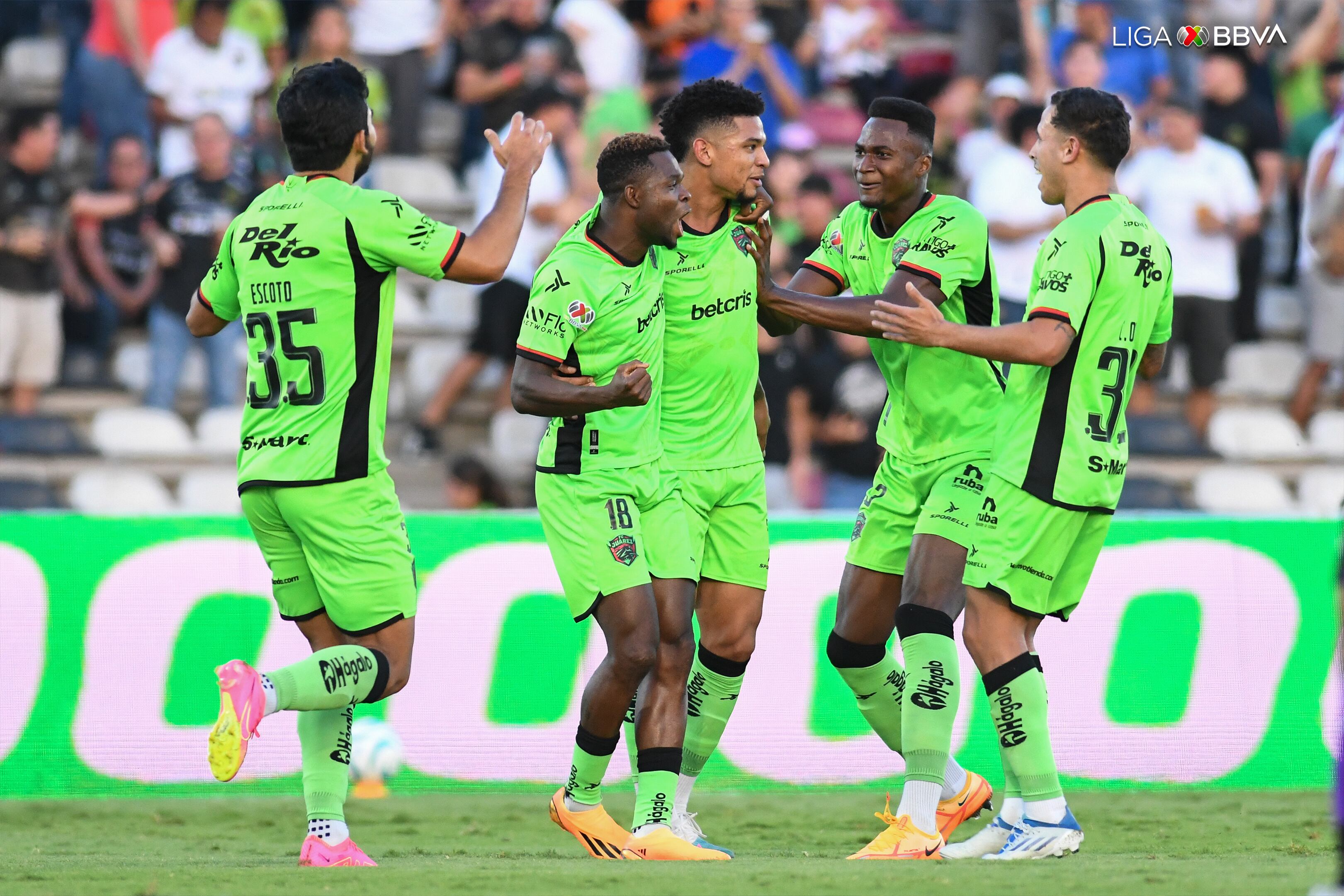 El cartagenero anotó su primer gol con Juárez en México