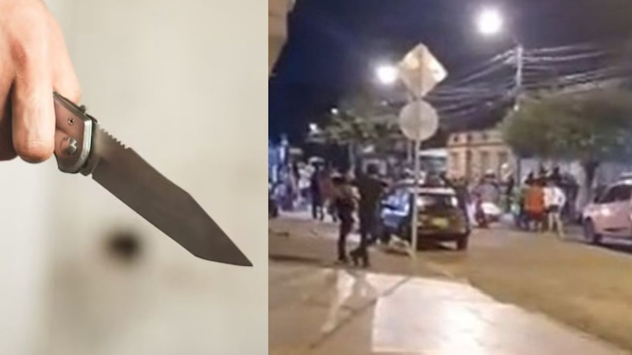 El hombre atacó con un arma blanca a su mamá en Cali.