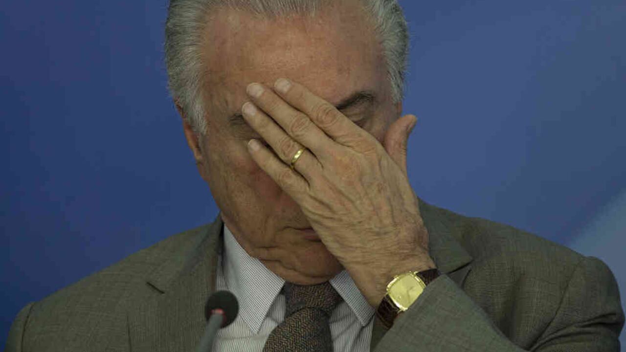 Michel Temer, expresidente de Brasil, detenido por corrupción.