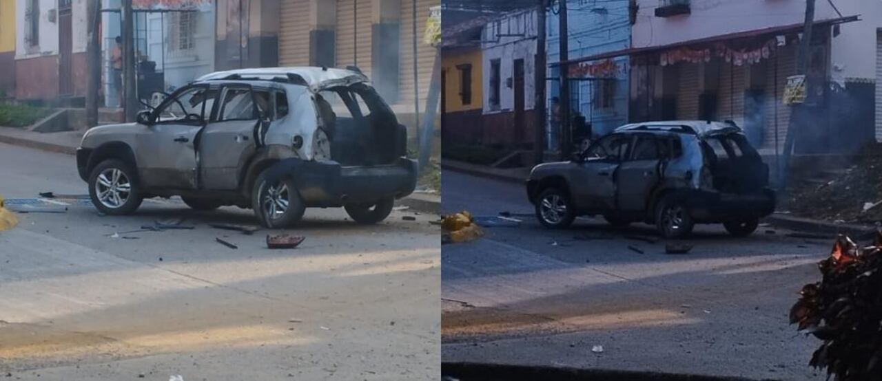 Carro bomba en Jamundí, Valle del Cauca.