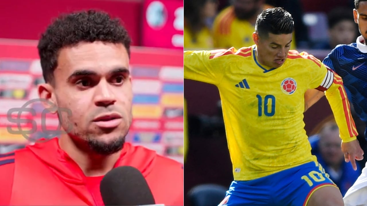 Luis Díaz confirma las versiones de un quebranto de salud de James Rodríguez tras jugar con Francia