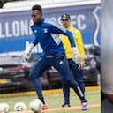 Agresión a Iván Arboleda, de Millonarios, quedó en video.