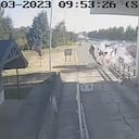 Accidente de tránsito en peaje de Chile