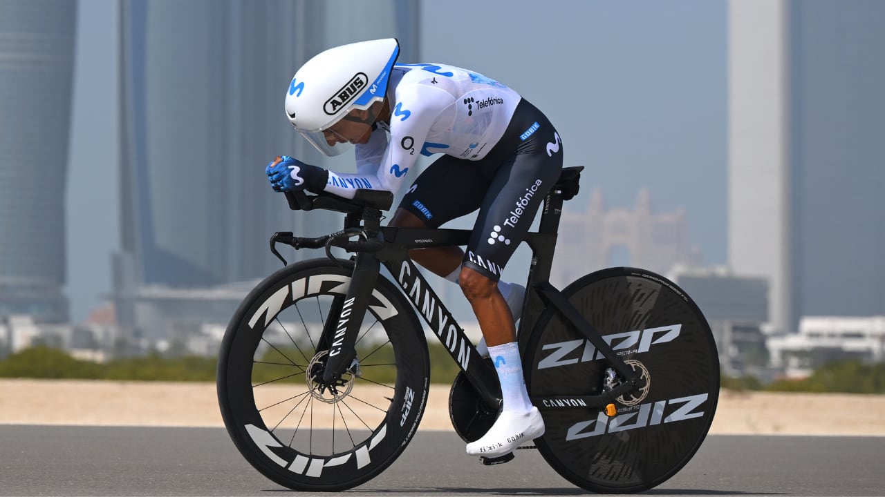 Nairo Quintana en la segunda etapa del UAE Tour 2026.