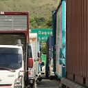 Bloqueos en la vía a Buenaventura en el sector de Loboguerrero