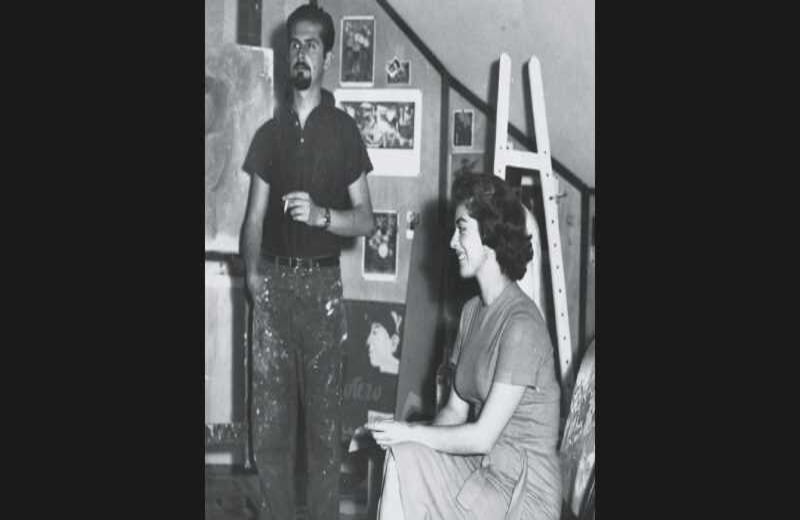 Con el maestro Fernando Botero en su taller