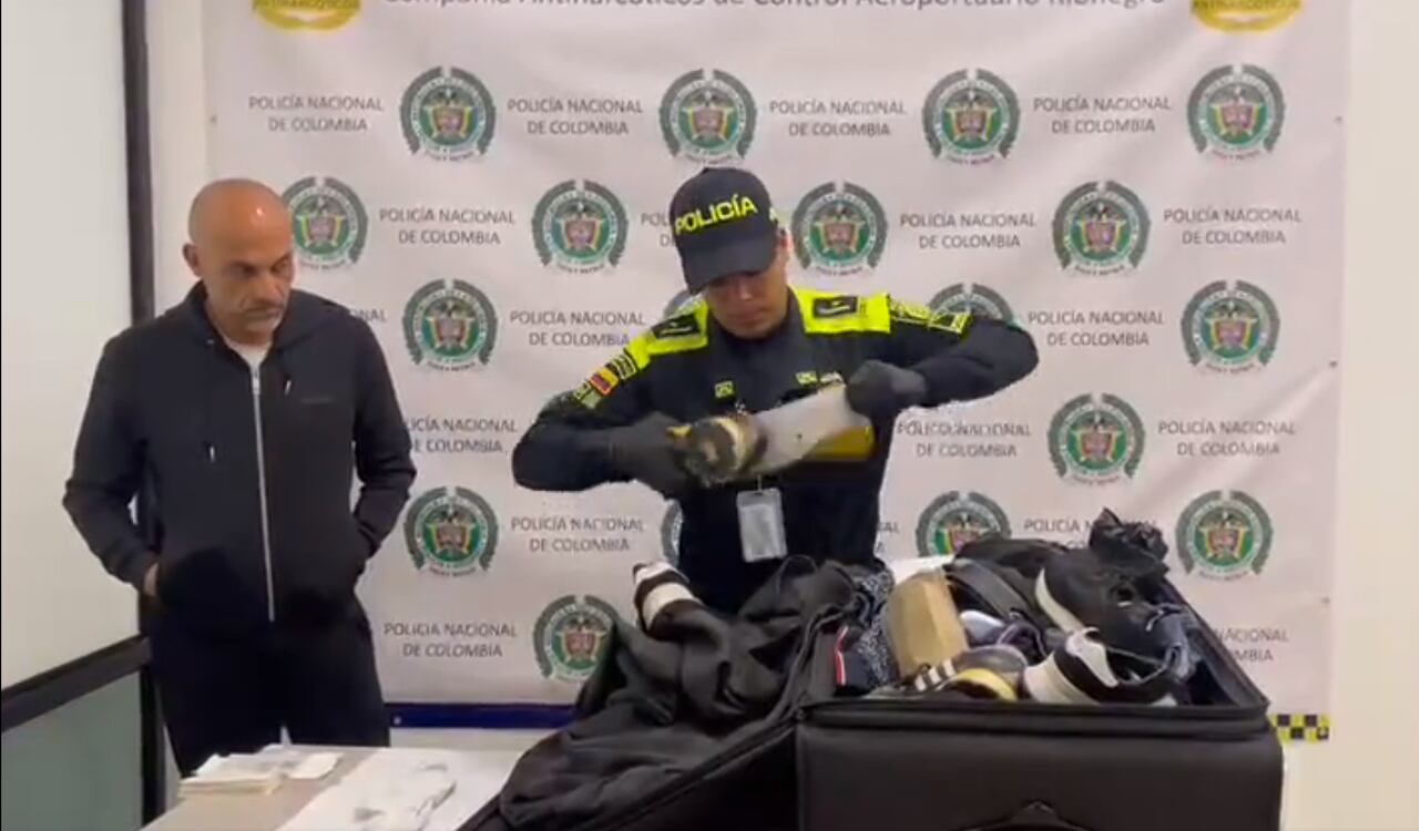 Diego León Osorio intentaba llevar droga a España.