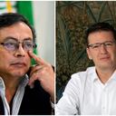 Presidente Gustavo Petro y Germán Bahamón