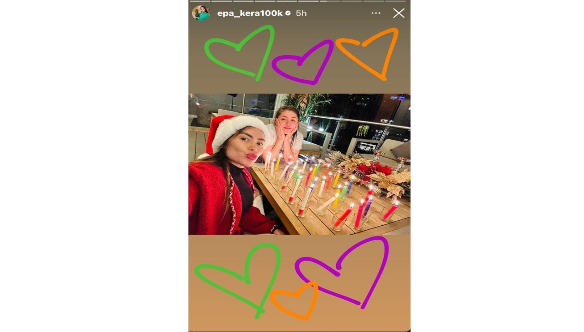 Epa Colombia agradeció a todas sus seguidoras por continuar apoyándola en la expansión de su negocio de keratinas.