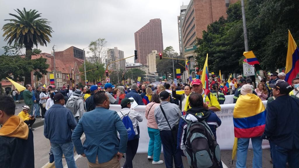 Movilización en diferentes regiones del país en contra de las reformas del presidente Gustavo Petro en este sábado 22 de abril.