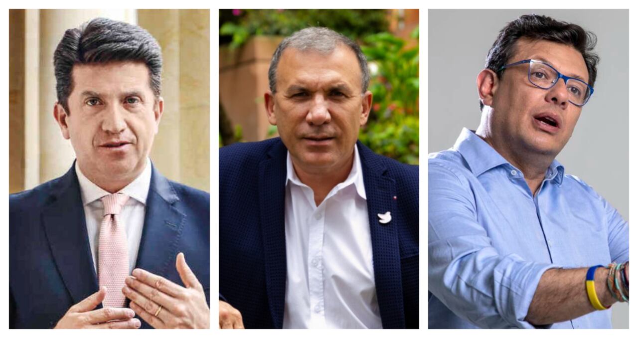 Diego Molano, Roy Barreras, Hollman Morris