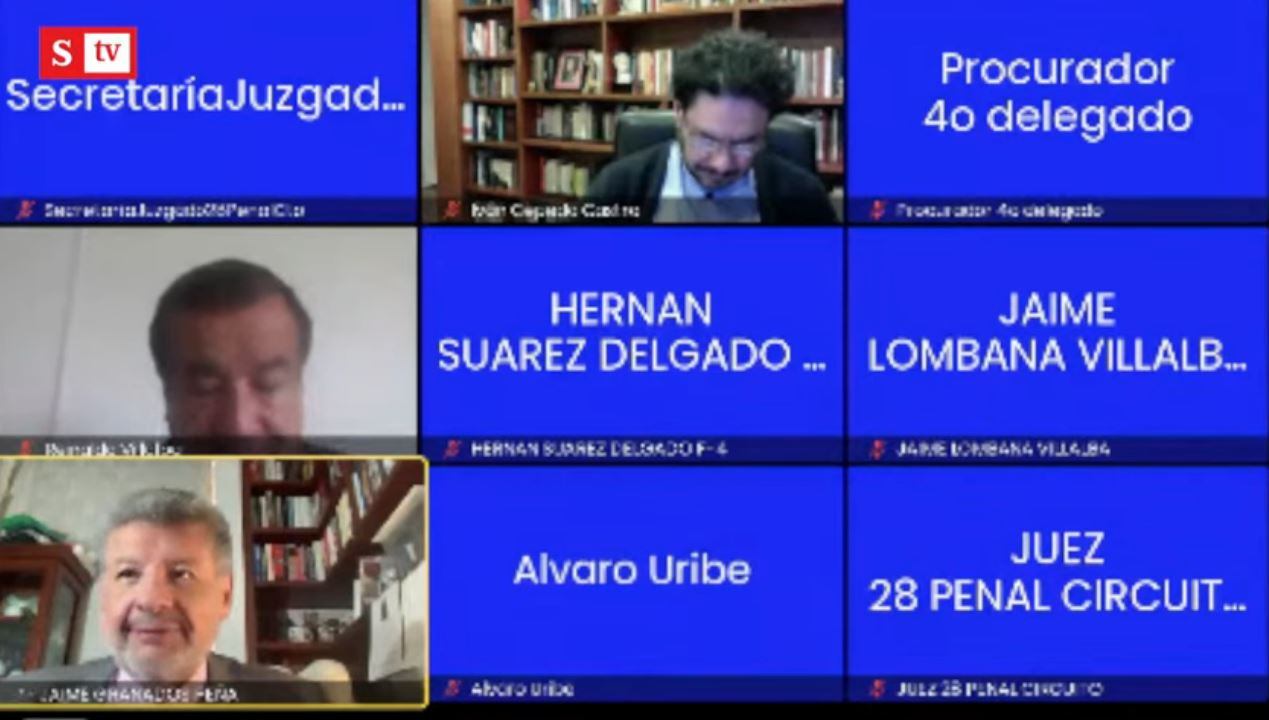 Continúa la audiencia de preclusión por el caso Uribe.
