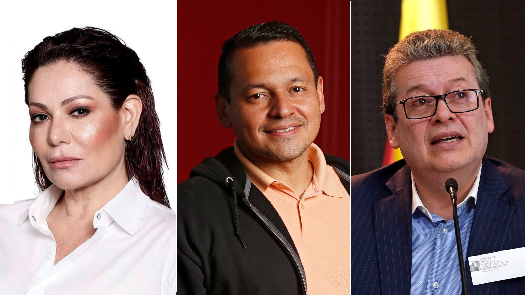 Gloria Arizabaleta, Alejandro Ocampo y Alirio Uribe