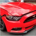 El vehículo Ford Mustang que atropelló a un motociclista