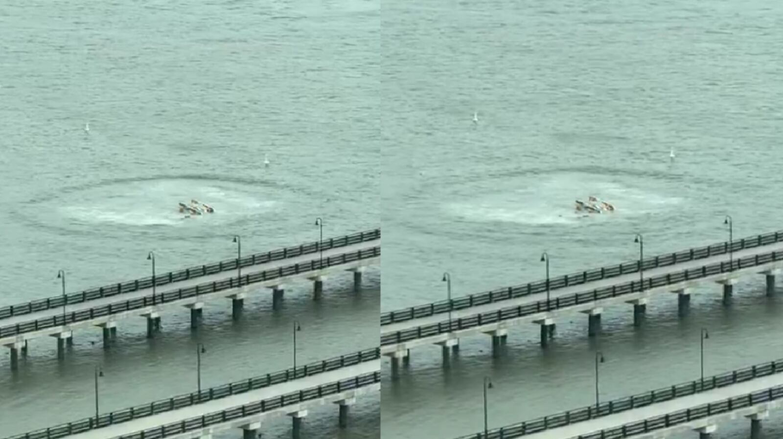 Accidente en el río Hudson en Nueva York.