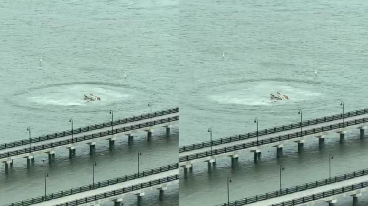 Accidente en el río Hudson en Nueva York.
