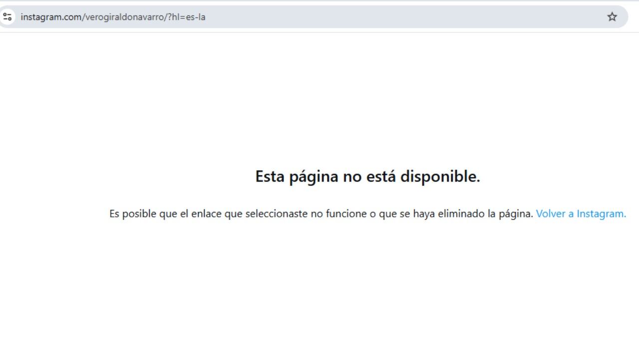 Instagram de Verónica Giraldo