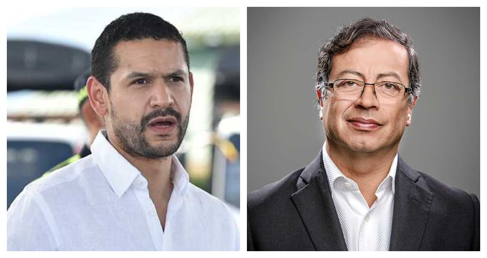 Daniel Palacios y Gustavo Petro.
