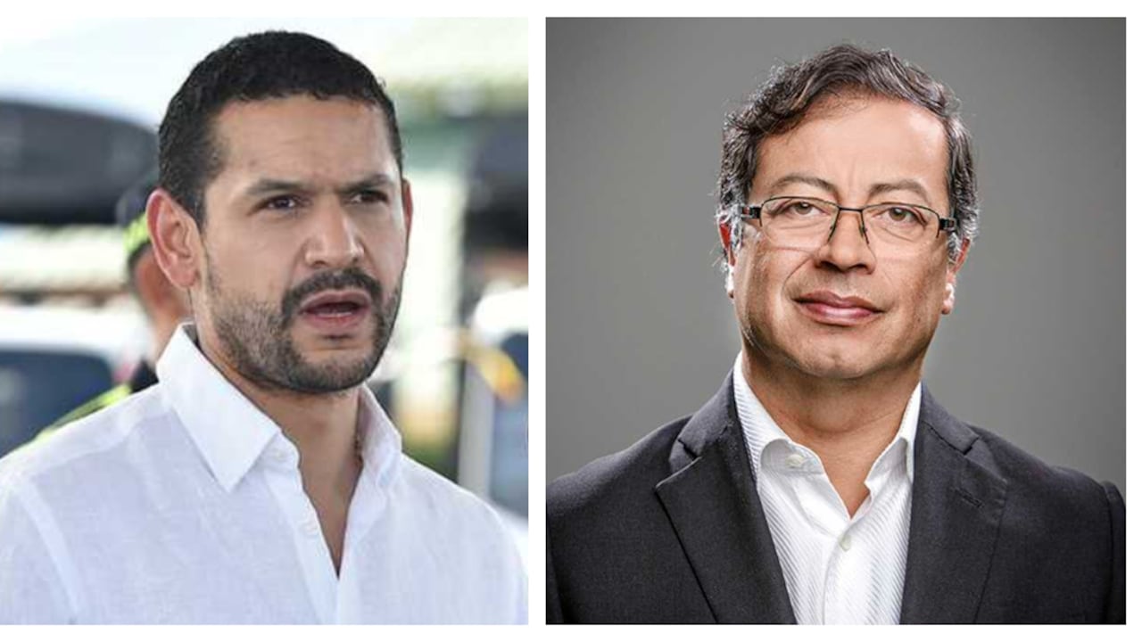 Daniel Palacios y Gustavo Petro.