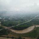 Panorámica del Río Pamplonita en Cúcuta.