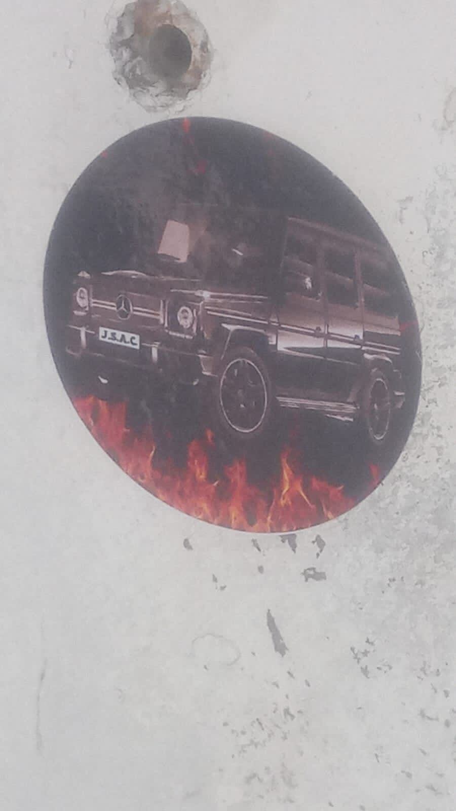 Presunto distintivo que utilizan motocarros en Soledad, Atlántico.