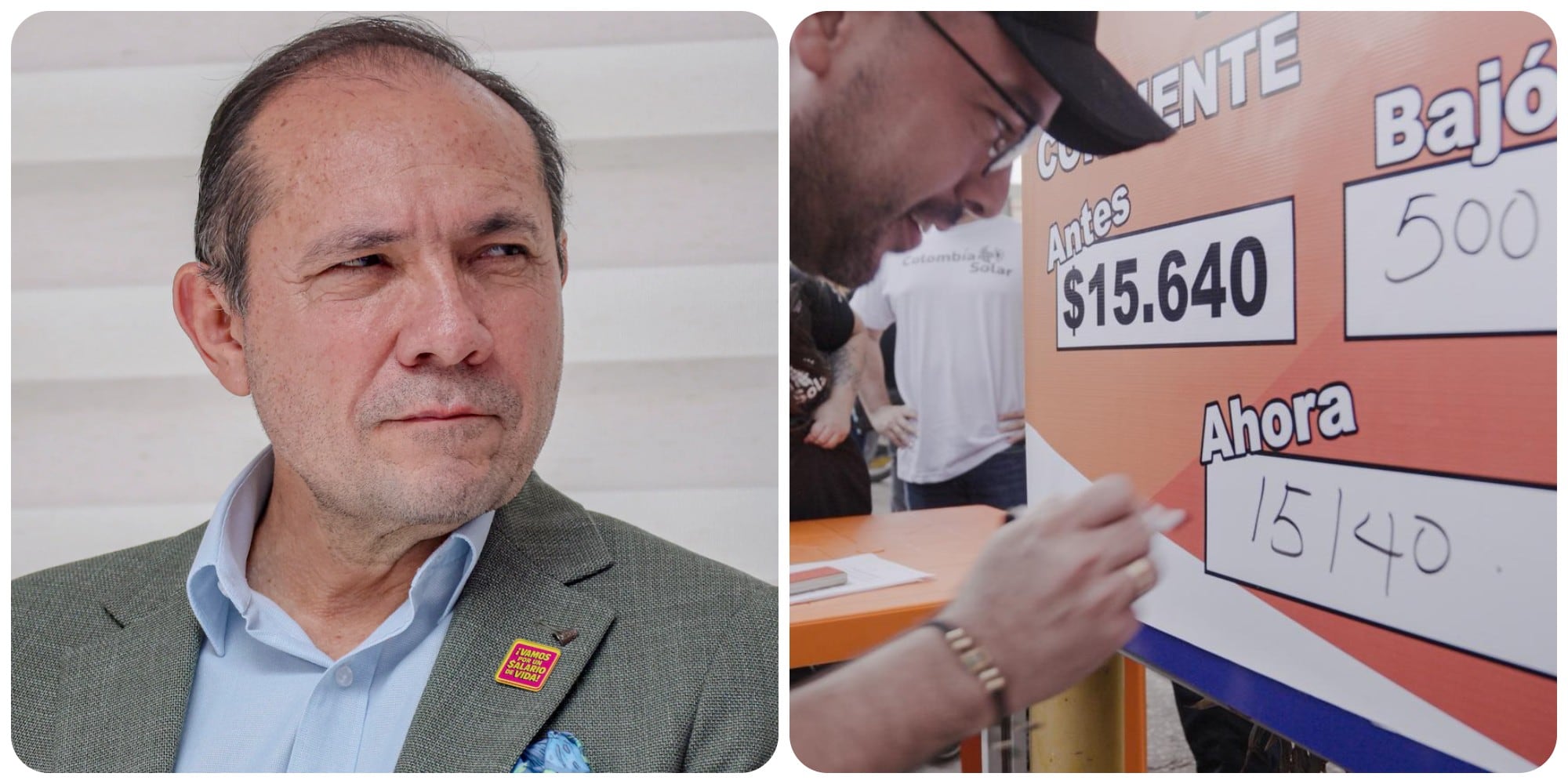 Precio de la gasolina.