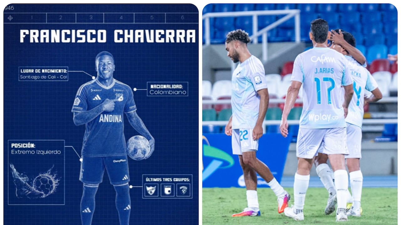 Francisco Chaverra es nuevo jugador de Millonarios.