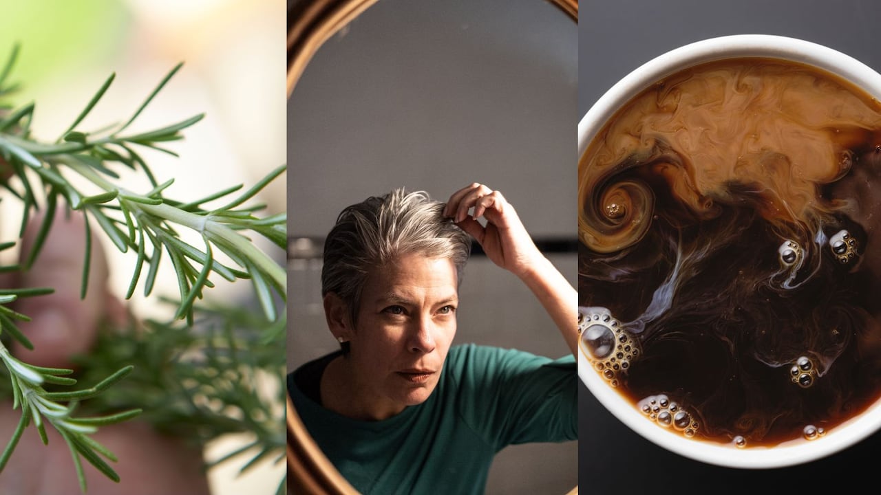 Romero y café para ocultar las canas