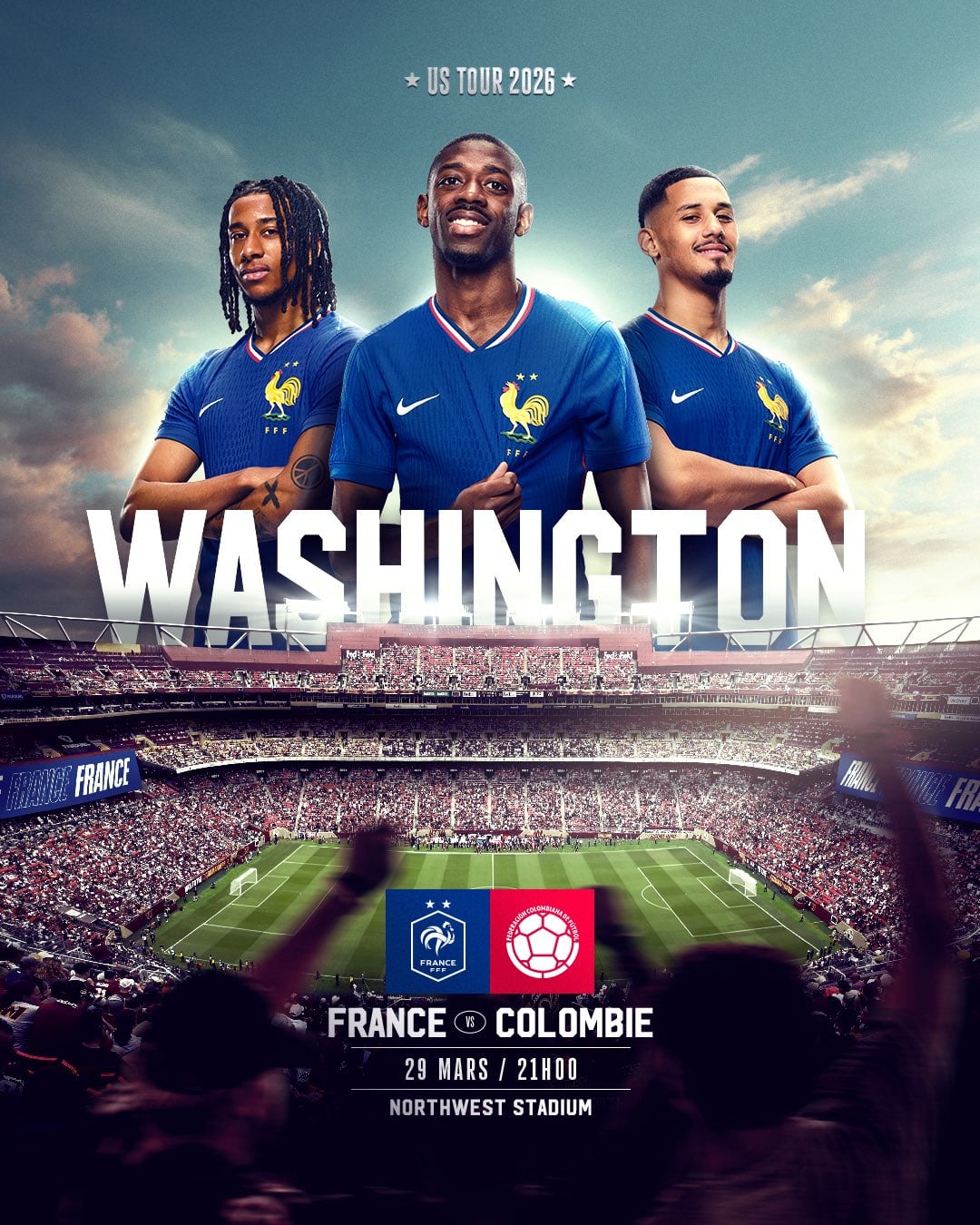 Francia hizo oficial el amistoso con Colombia.