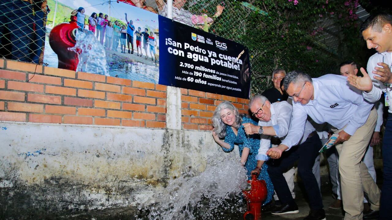 Este proyecto beneficia a más de 194 familias del corregimiento de San Pedro y la vereda Canoitas.