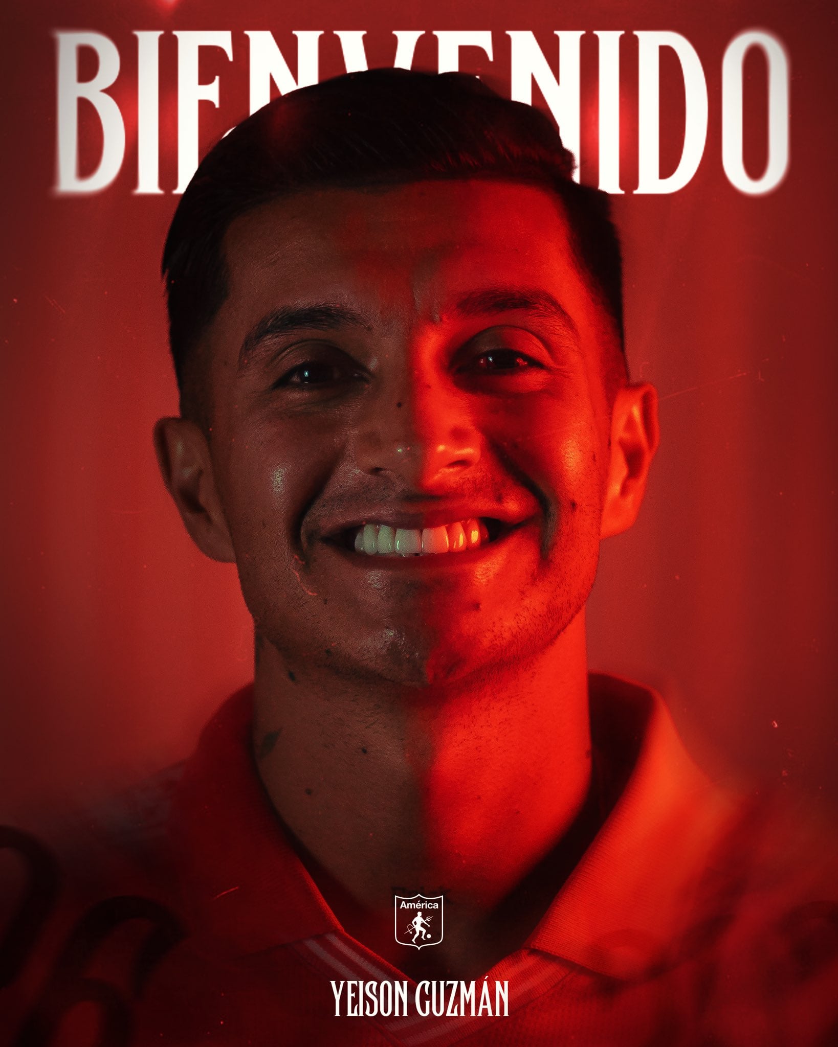 Yeison Guzmán fue presentado en América de Cali para 2026