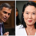 Pedro Sánchez y Keiko Fujimori.