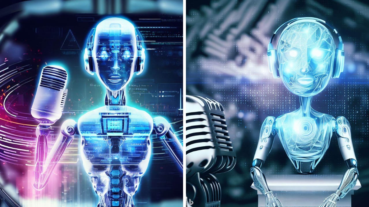 La primera inteligencia artificial que está frente a un programa de radio.