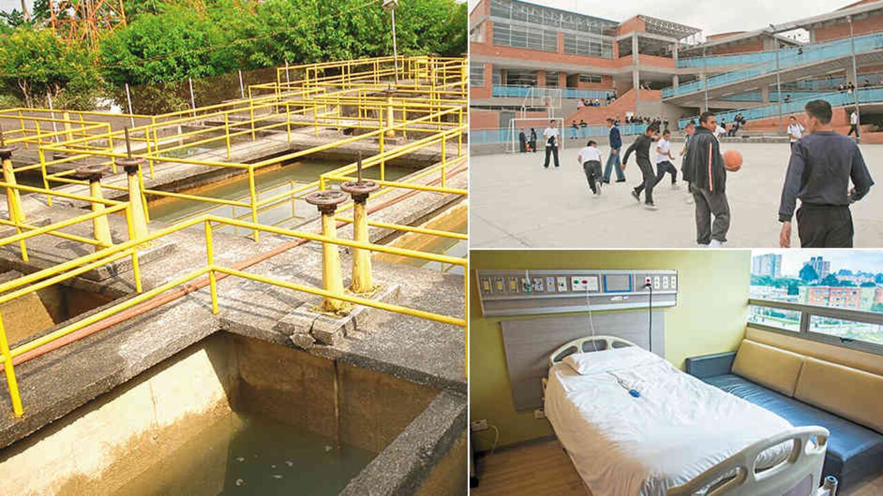 La mayor porción de los recursos se la llevan los rubros de educación, salud y saneamiento básico.