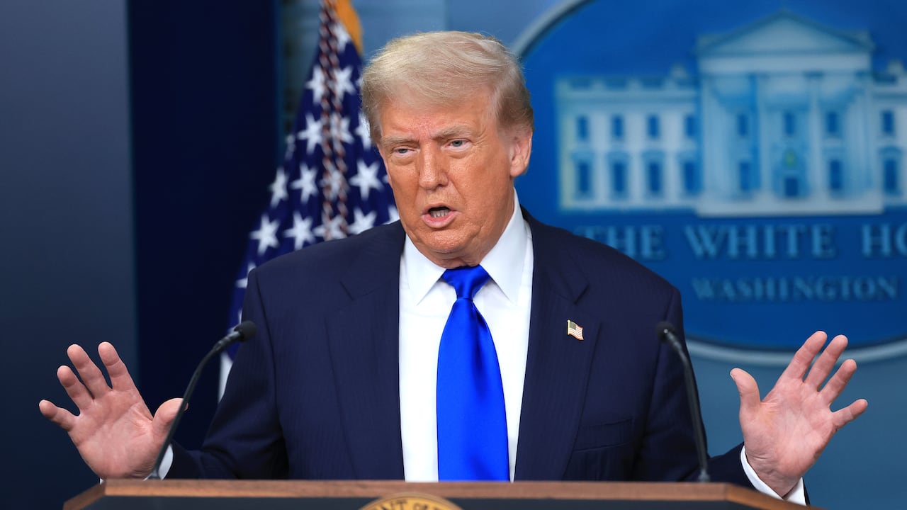 Presidente de los Estados Unidos, Donald Trump.