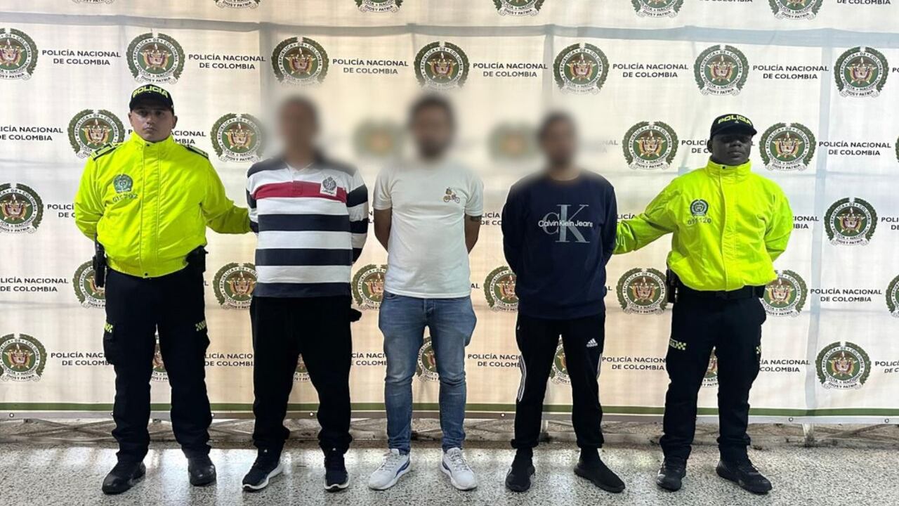 Capturados por su presunta participación en el envío de cocaína a Estados Unidos.