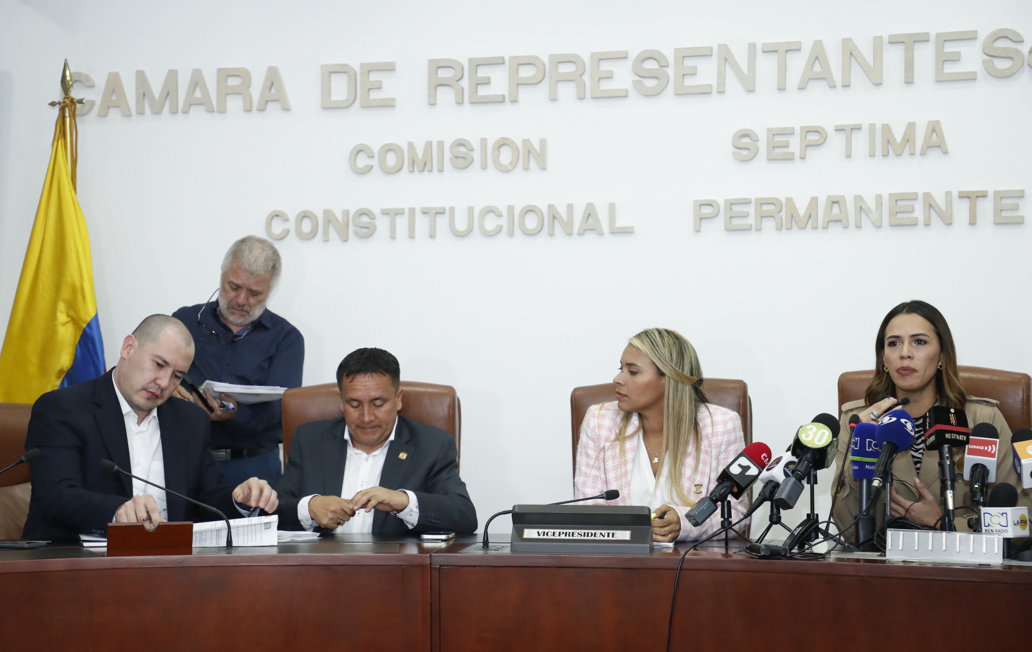 Comisión Séptima Cámara de Representantes  radiación reforma laboral Representante María Fernanda Carrascal