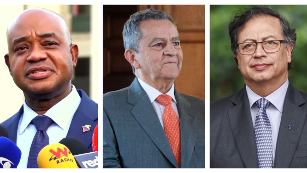 Luis Gilberto Murillo, José Antonio Salazar y Gustavo Petro