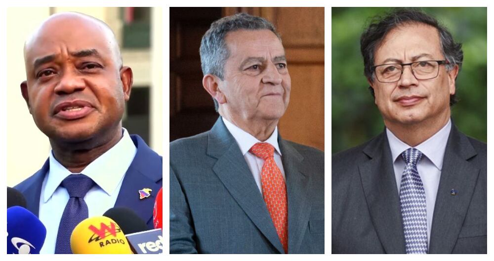 Luis Gilberto Murillo, José Antonio Salazar y Gustavo Petro
